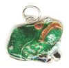 1 18x22mm Cloisonn� Frog Pendant